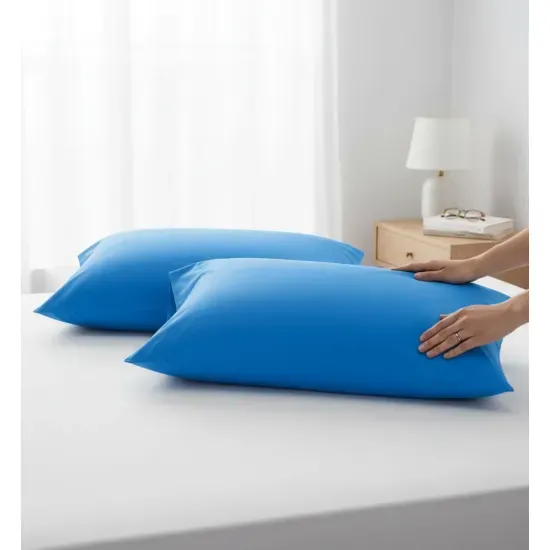 Fundas In Rooms Unicolor - Medidas Rectangular 50X90 - Azul Pastrana - 1470264